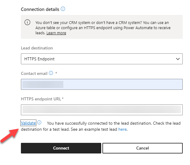 Passing Azure Marketplace leads to HubSpot