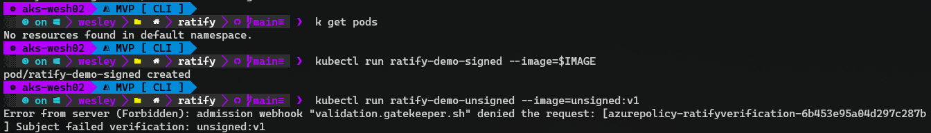 Container Image Security part 4:   Azure Policy, Ratify and Notation