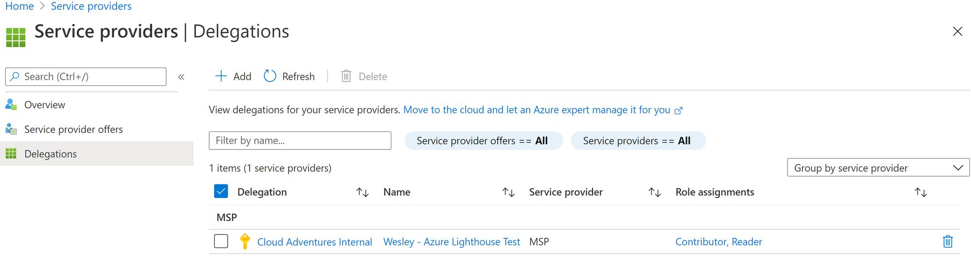 Azure Lighthouse - Control which managing tenants can be delegated to
