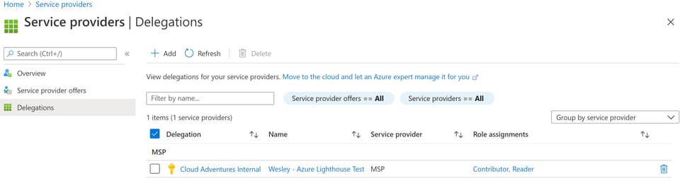 Azure Lighthouse - Control which managing tenants can be delegated to
