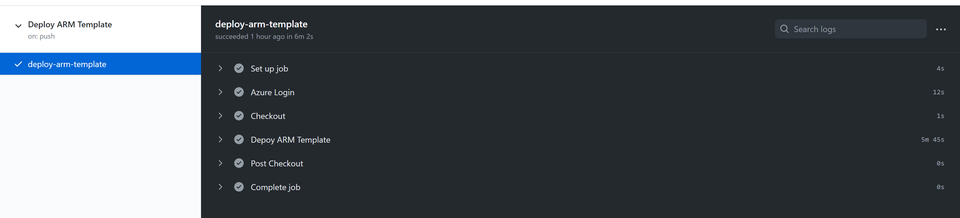 Deploying ARM Templates with the arm-deploy GitHub Action