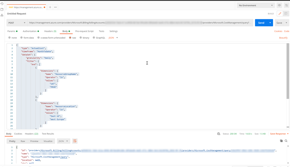 Working with Microsoft.CostManagement queries (1/2)